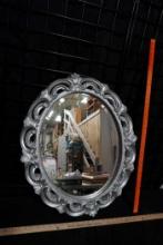 Silver Color Framed Mirror