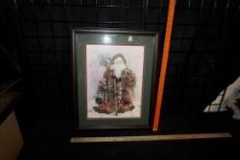 Framed Santa Picture