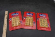 3 - N.F.L. Team Marbles (Chiefs, Bears & Seahawks)