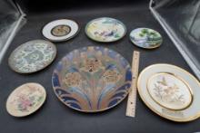 Assorted Painted Plates - Chokin & Others