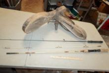 Fishing Rods (Shakespeare, Quantum & Wooden?