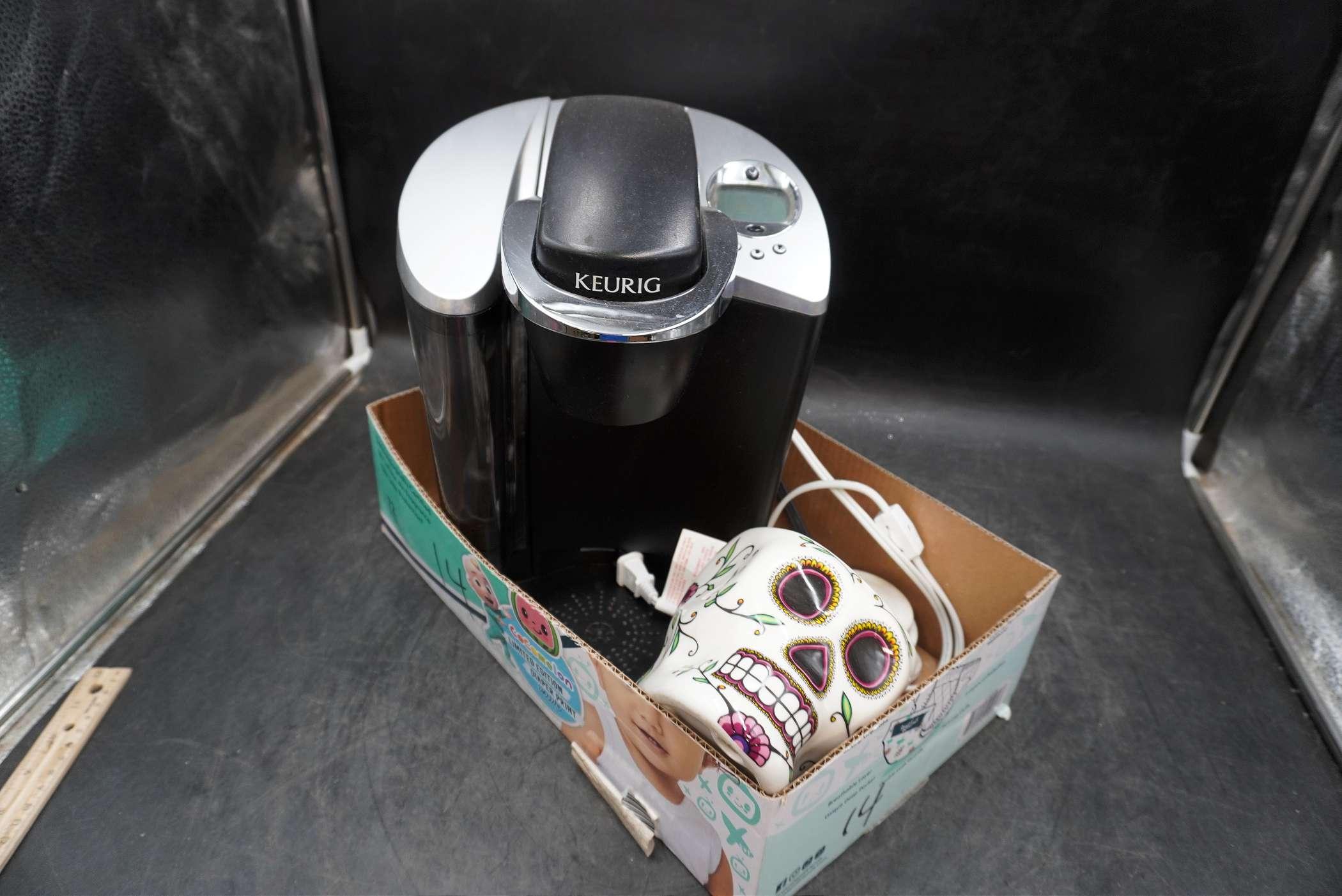 Keurig Coffee Maker & Sugar Skull Wax Melter