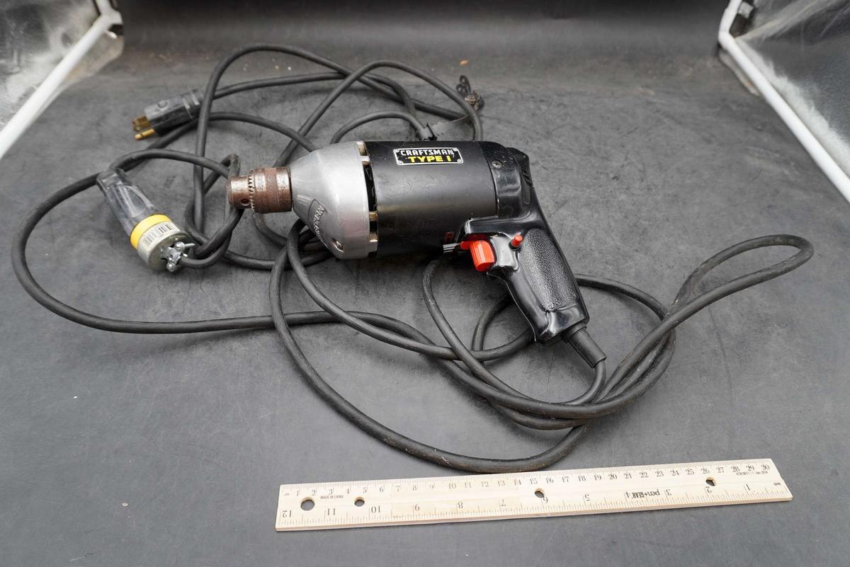 Craftsman Type 1 3/8 Inch Electric Drill
