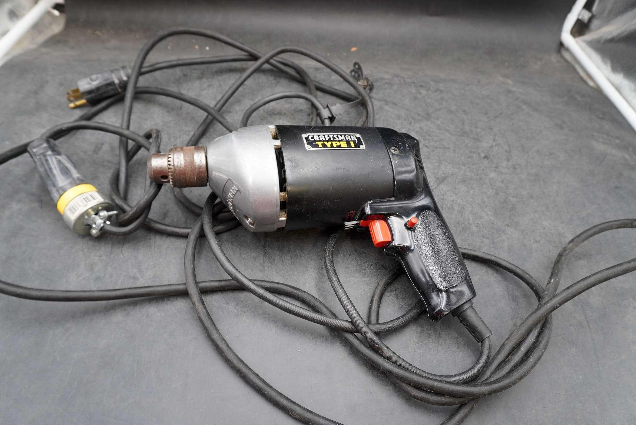 Craftsman Type 1 3/8 Inch Electric Drill