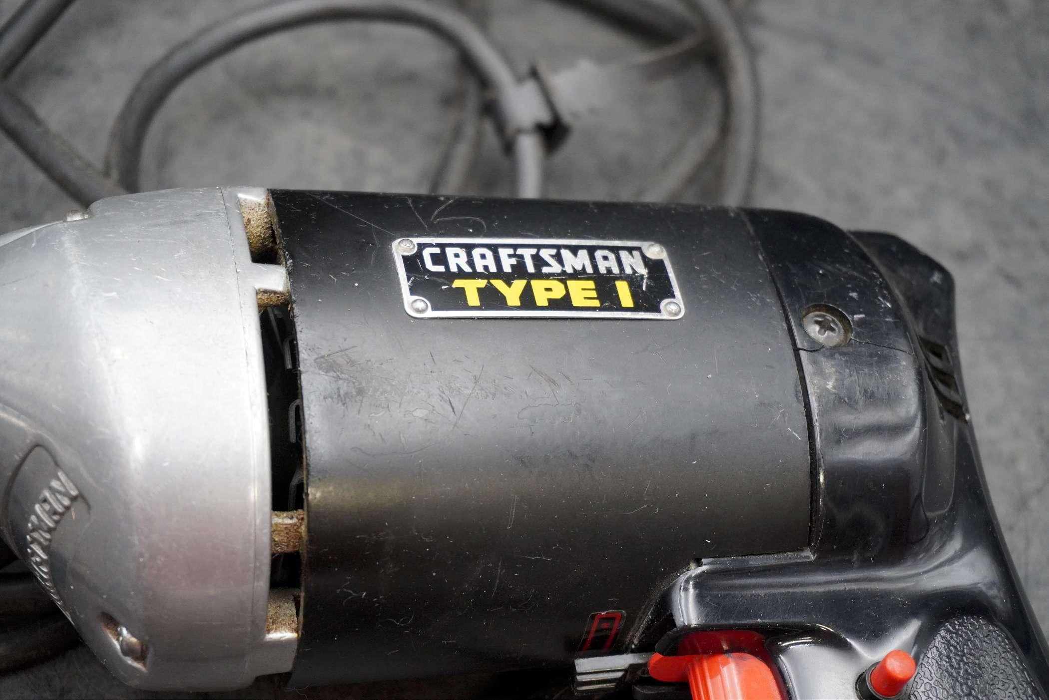 Craftsman Type 1 3/8 Inch Electric Drill