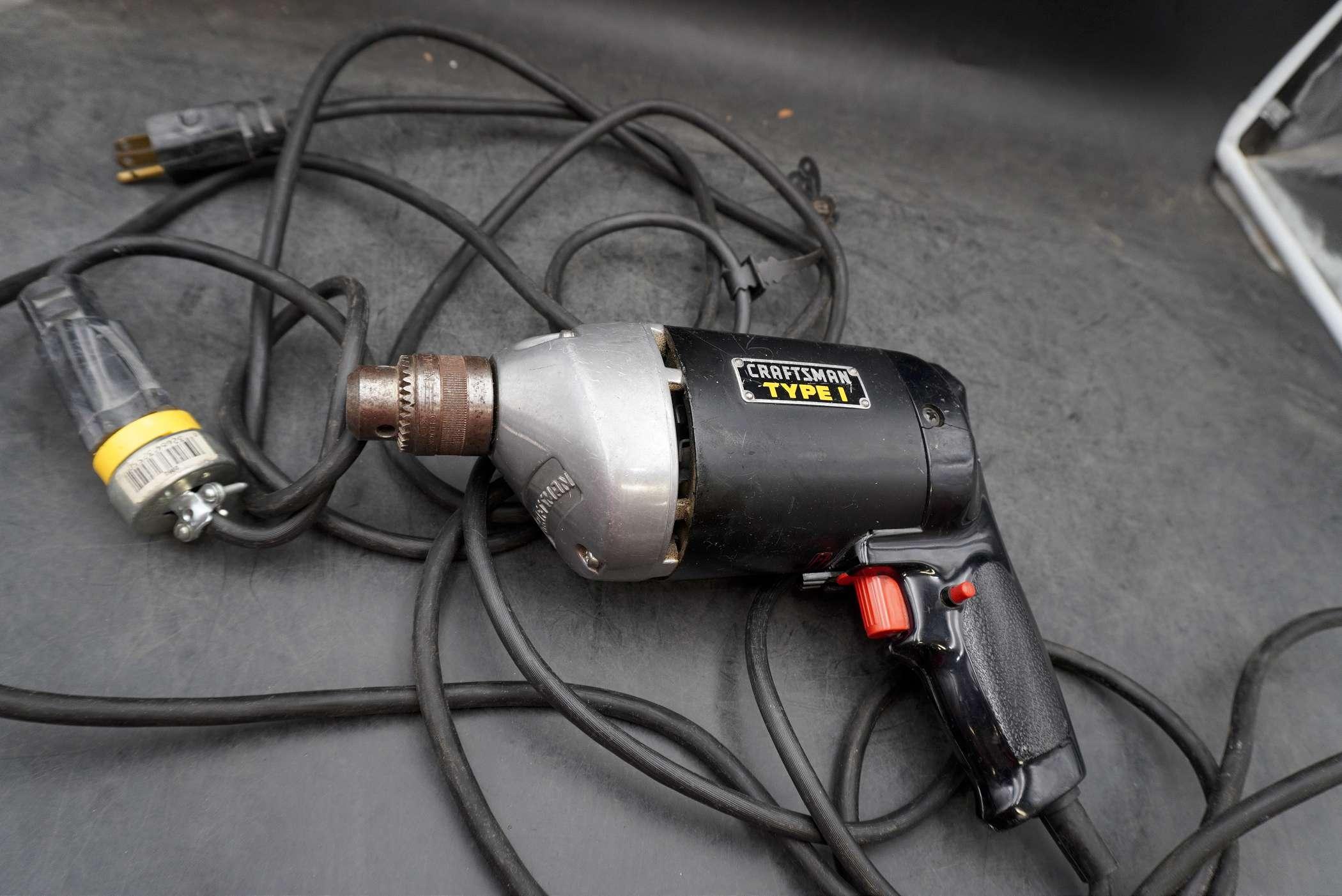 Craftsman Type 1 3/8 Inch Electric Drill
