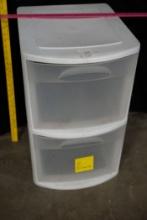 Plastic 2 Drawer Organizer