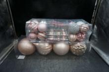 Light Pink & Silver Ornaments