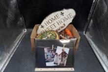 Photo Frame, Signs, Wall Decor, Beaded Cross
