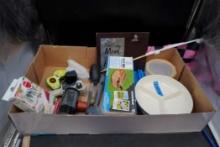 Lenox Divided Dish, Flag, Picture Frame, Tape Gun, Cookie Decorating Kit, Kitchen Utensils