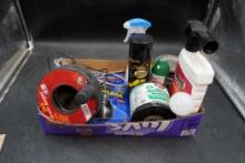 Drum Auger, Building Tape, Bug Spray, Cables, Schlage Door Handle