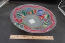 Holiday Ornaments 15" Deep Bowl