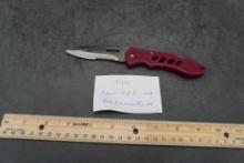 New Frost S.A.R. U.S.A. Red Folding Knife
