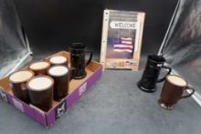 Holiday Welcome Sign, Mugs & Steins