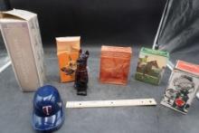 Avon After Shave Decanters & Mini M.N. Twins Helmets