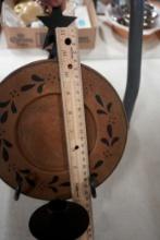 Wall Sconce Candle Holder/Plate Rack