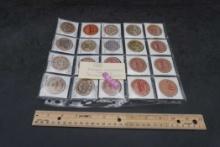 20 - Wooden Coins/Tokens