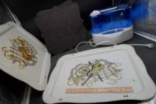 2 Musical Trays, Wooden Board & Walgreens Humidifier