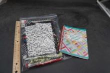 "Quilting In The Rain Password Keeper" Book & Musical Fabric