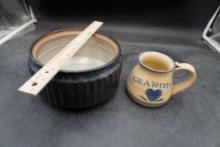 Grandpa Stone Mug & Stone Planter
