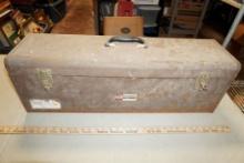 Metal Toolbox W/ Towel Bar