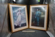 2 Pictures - The Blue Boy & Pinkie