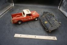 Wilson Baseball Glove & Ertl Truck