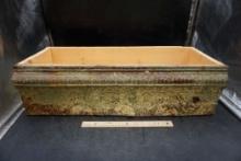 Wooden Metal Wrapped Box
