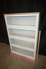 Lawyer'S Bookcase (Top Glass Is Missing)