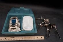 Manning Bowman Hand Massager Case & Clippers