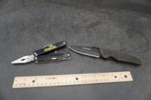 Pennzoil Multi-Tool & Remington Pocket Knife
