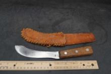 Knife W/ Leather Sheath