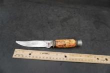 Knife W/ Stag Antler (Real?) Handle (Germany)