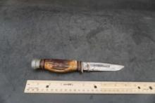 Knife W/ Stag Antler (Real?) Handle