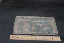 1949 South Dakota License Plate