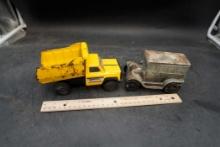 Tonka Dump Truck & 1974 Banthrico Parcel Post Bank?