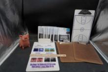 Piggy Bank, Clipboards & Vehicle Storage String Bags