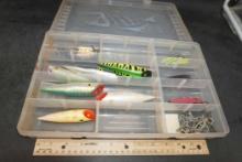 Plastic Organizer W/ Lures & Gear
