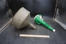 2 - Funnels (Metal & Green)