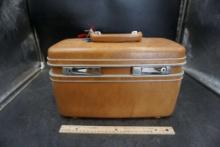 Brown Hardside Luggage W/ Keys