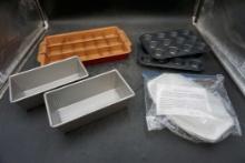 Copper Baking Dish, Muffin Tins, Food Loaf Pans & Micro Corn Steamer