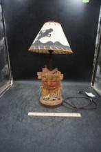 Saddle Cowboy Lamp