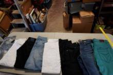 8 Pairs Of Pants (Assorted Sizes)