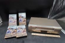 Sanyo Vcr & Jus' Huntin' Vhs Tapes
