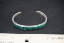 Sterling Silver Turquoise Bracelet