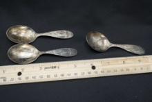 Birth Record Spoons (W.M. Rogers)