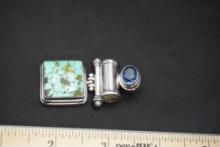 Sterling Silver & Turquoise Pendant