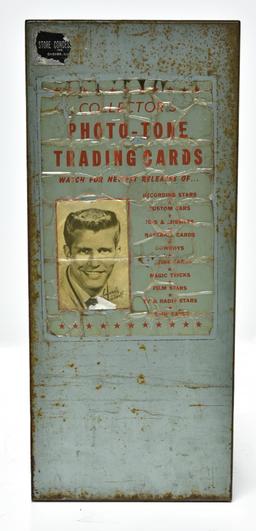 Mid Century Astronauts and Spacecraft Coin Operated Astronauts Trading Cards Dispenser