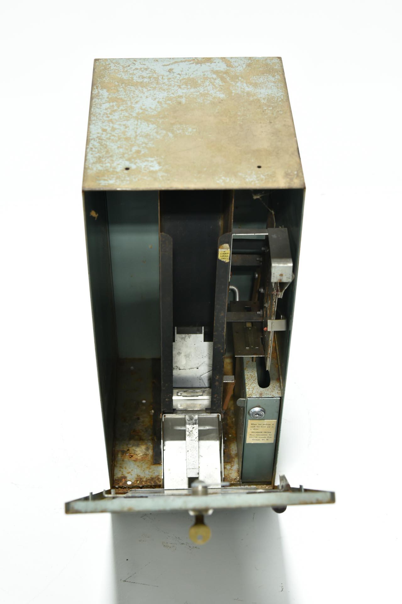 Mid Century Astronauts and Spacecraft Coin Operated Astronauts Trading Cards Dispenser