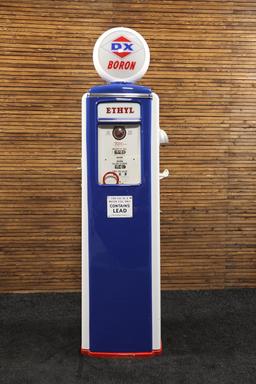 Original DX Boron-Tokheim Model 39 Gas Pump with Globe - Restored